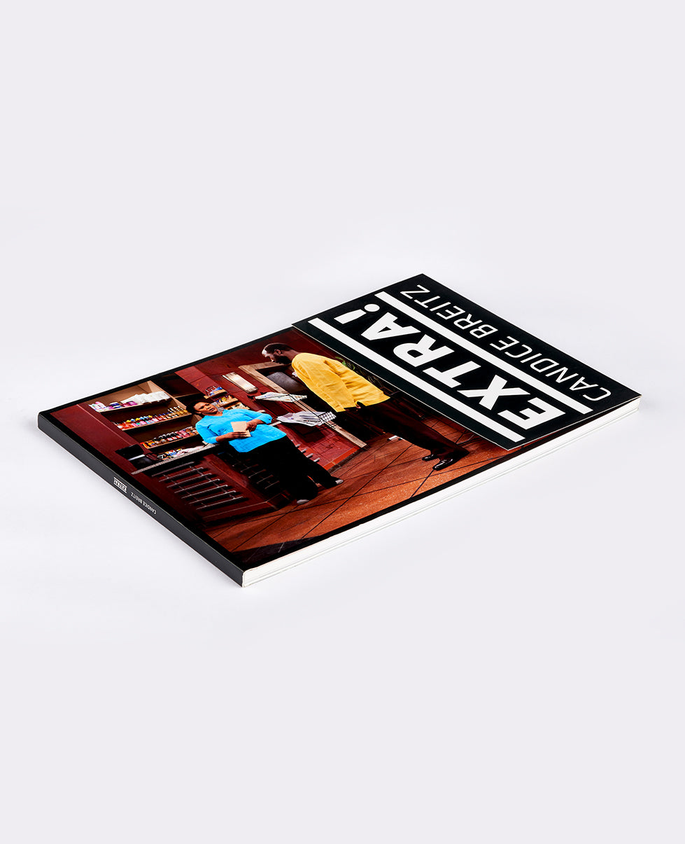 Candice Breitz: Extra!. Artist Books for Sale. Candice Breitz Book Side Cover