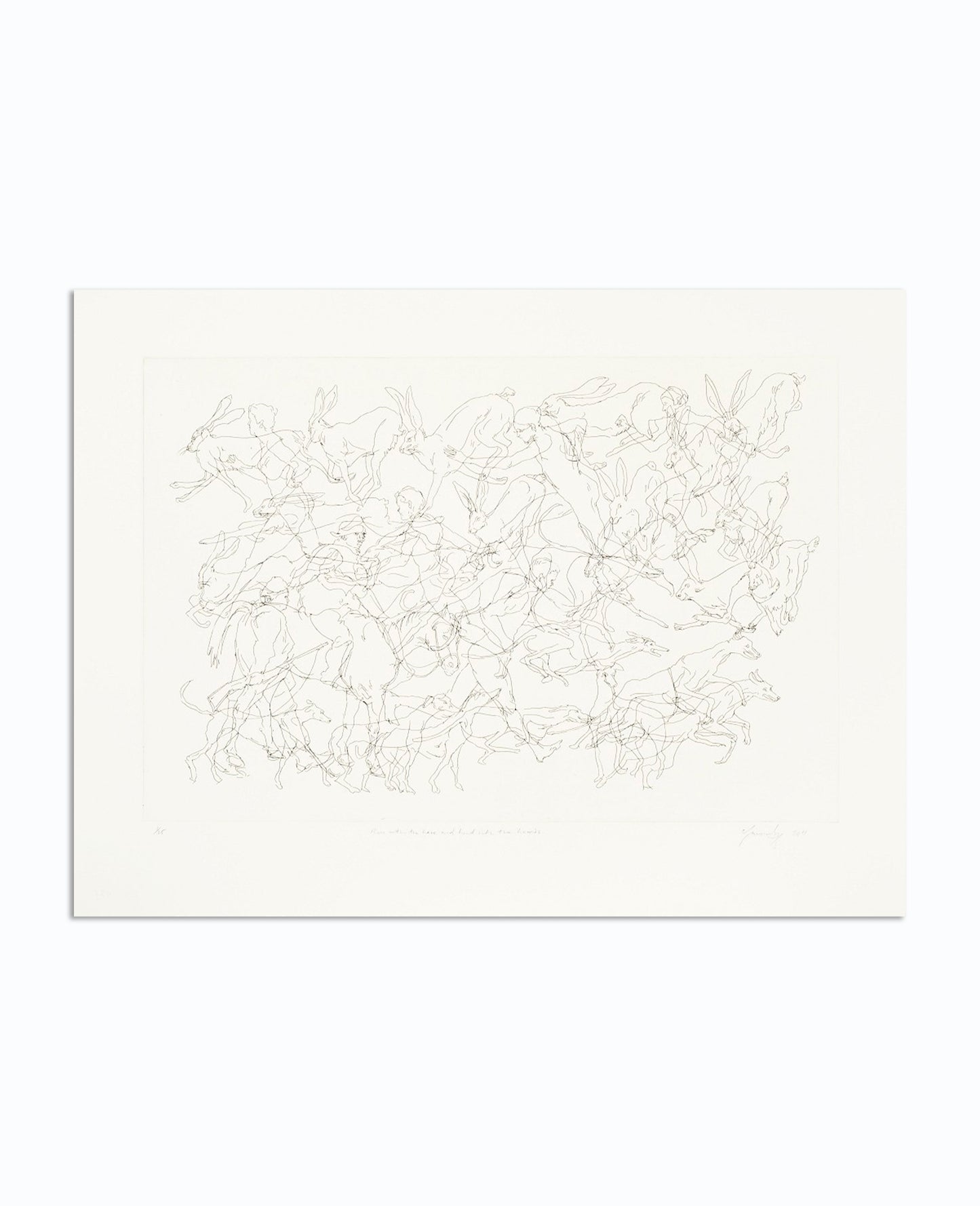 Claire Gavronsky 'Run with the Hare and Hunt with the Hounds' (2011)