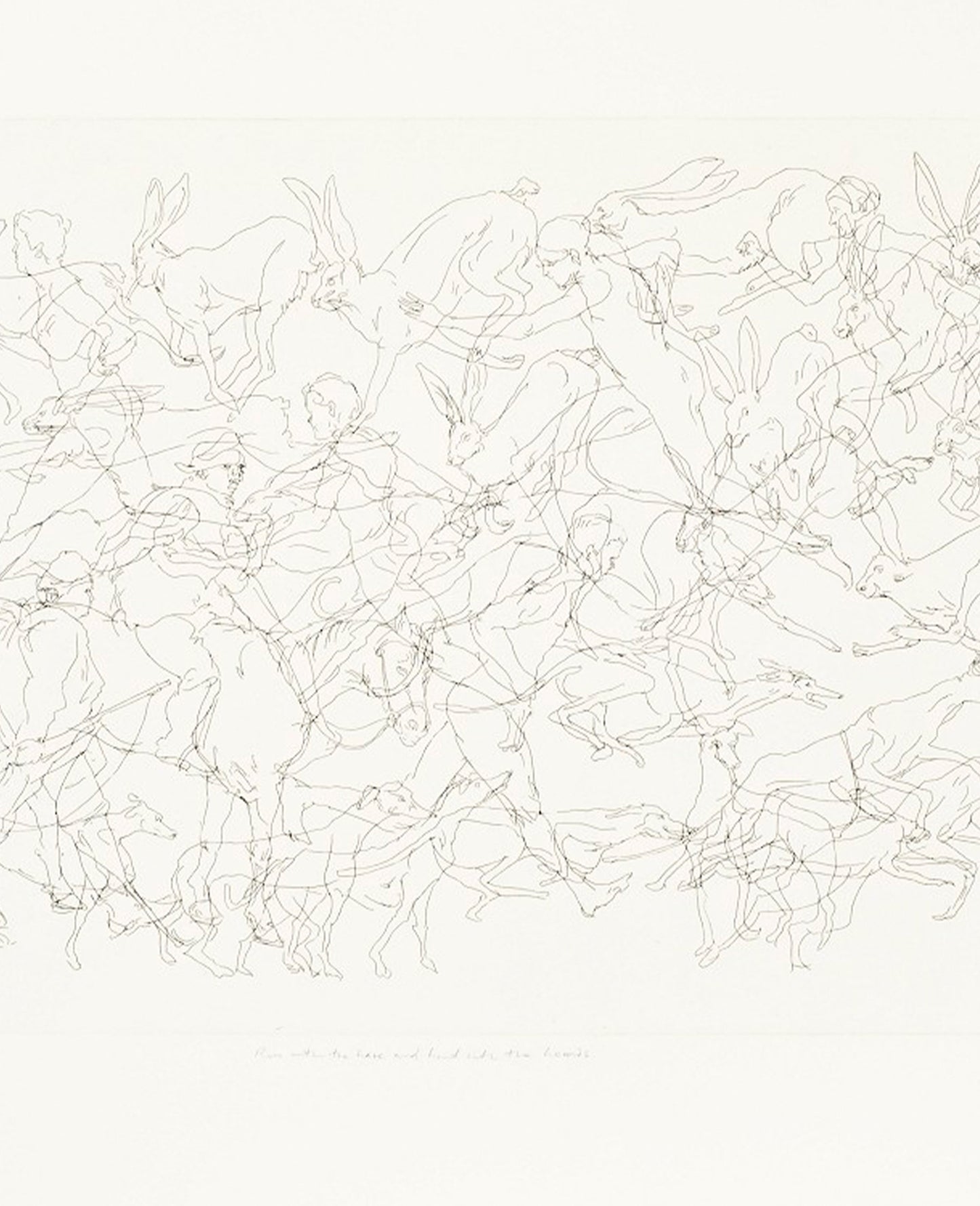 Claire Gavronsky 'Run with the Hare and Hunt with the Hounds' (2011)