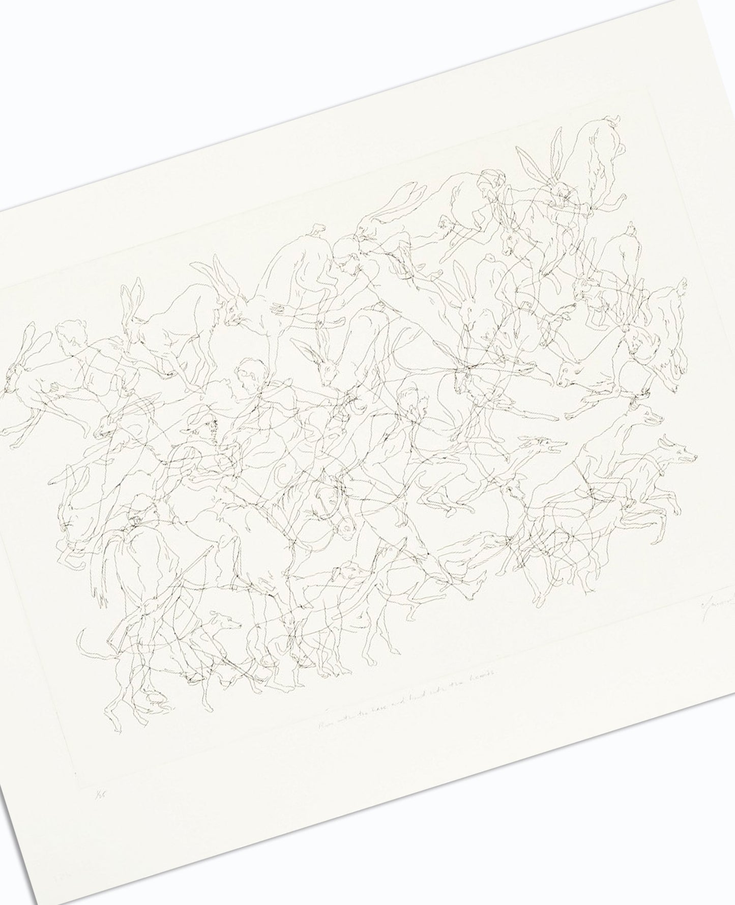 Claire Gavronsky 'Run with the Hare and Hunt with the Hounds' (2011)