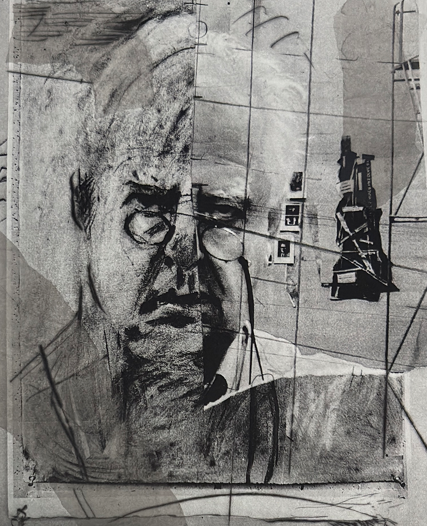 William Kentridge 'Studio Self-Portrait I' (2024)