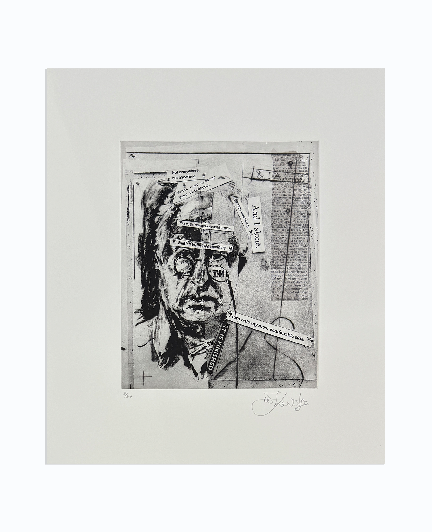 William Kentridge 'Studio Self-Portrait II (And I Alone)' (2024)