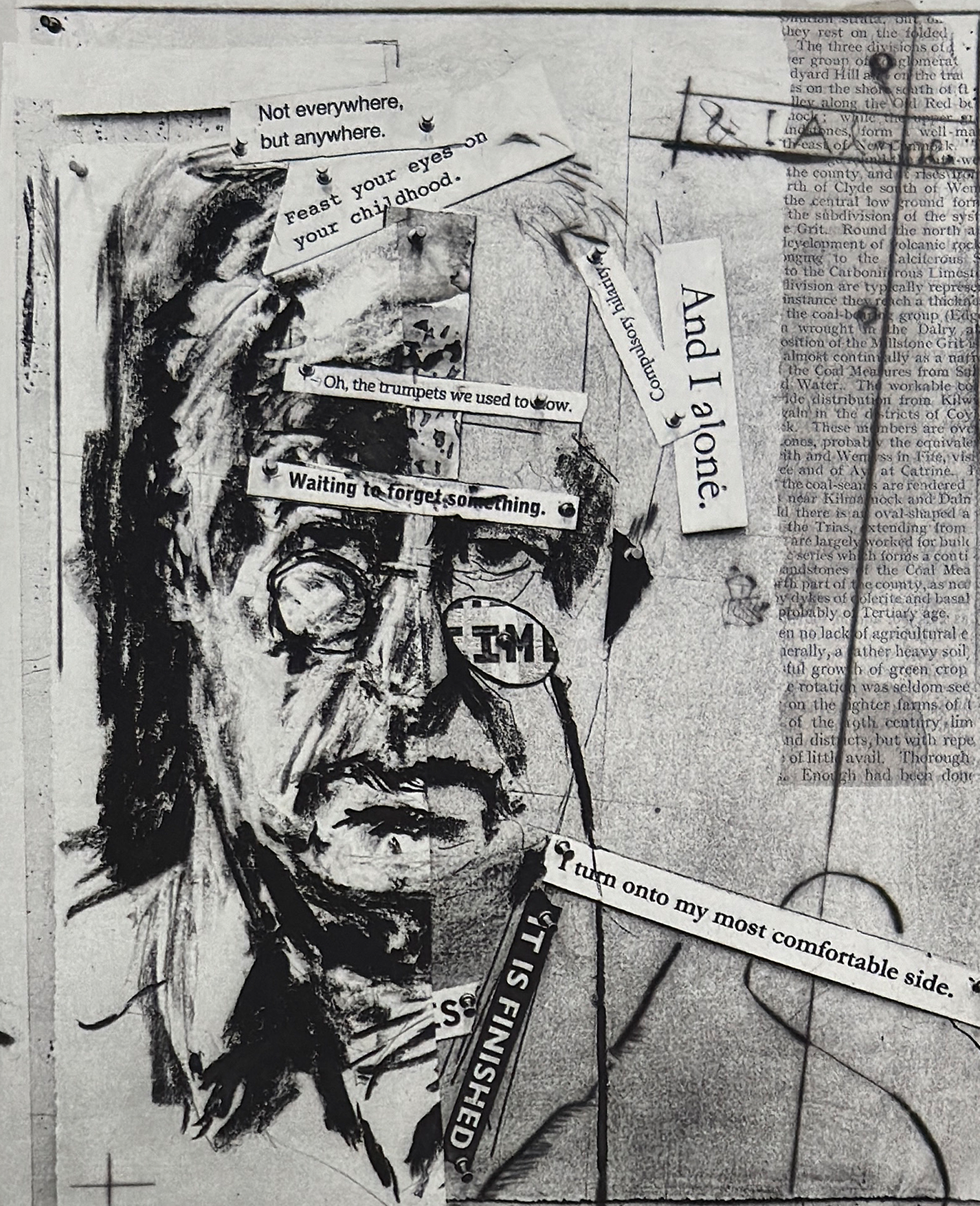 William Kentridge 'Studio Self-Portrait II (And I Alone)' (2024)