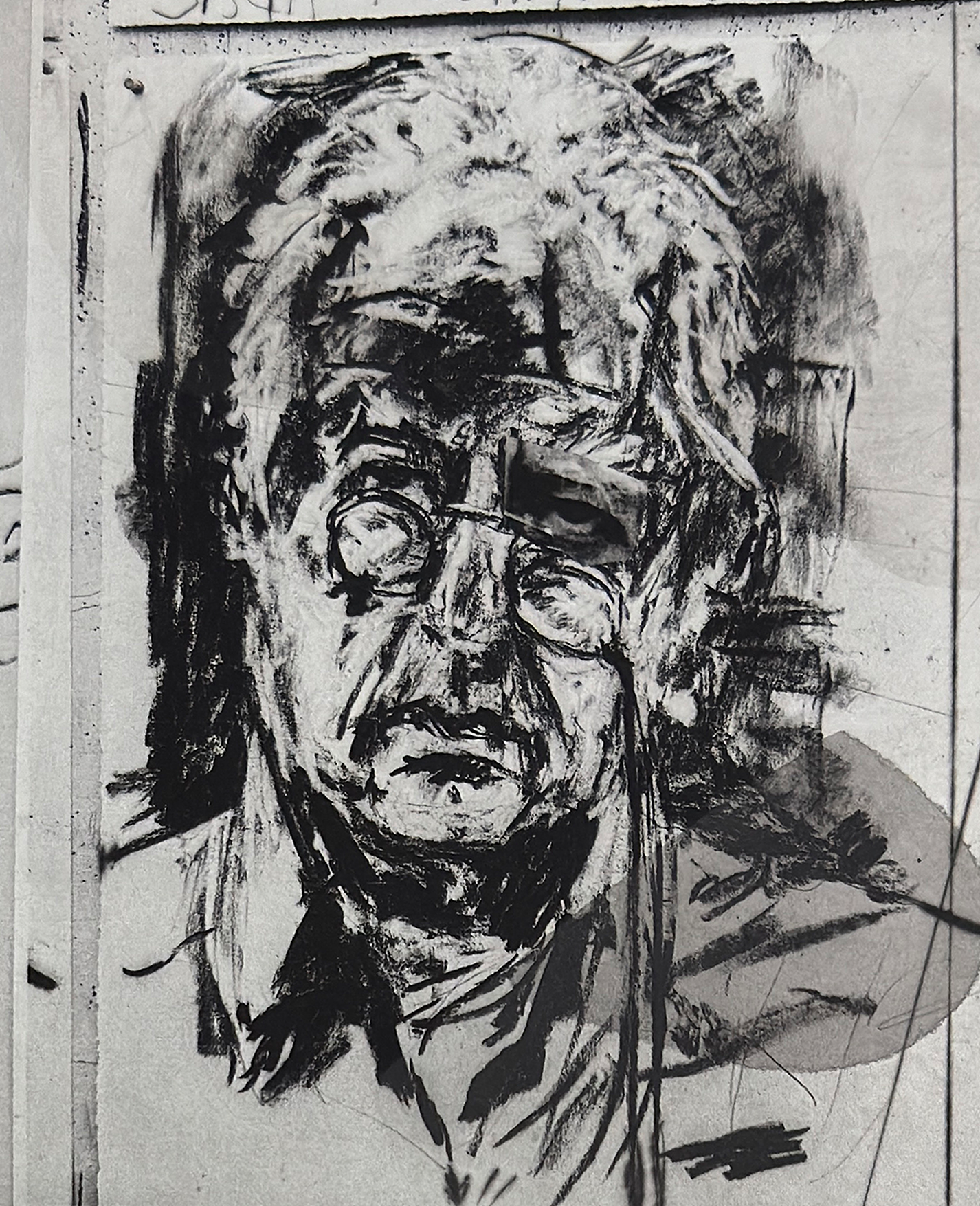 William Kentridge 'Studio Self-Portrait IV (Shall I Compare)' (2024)