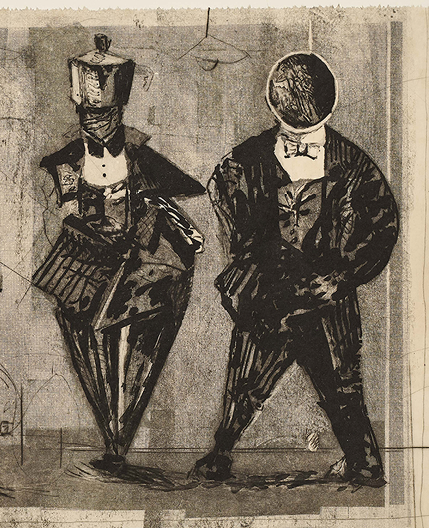 William Kentridge 'Three Clean Men' (2024)