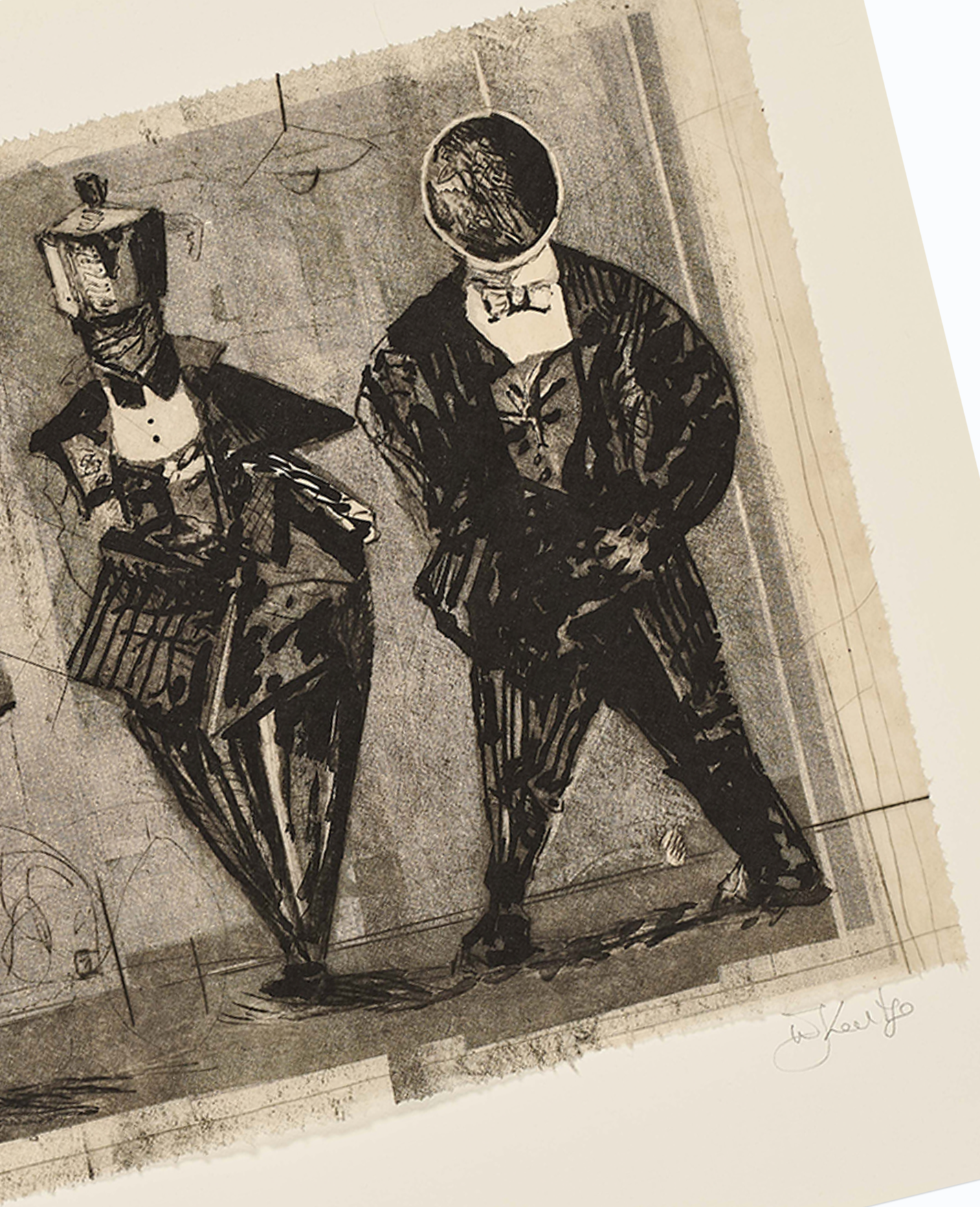 William Kentridge 'Three Clean Men' (2024)
