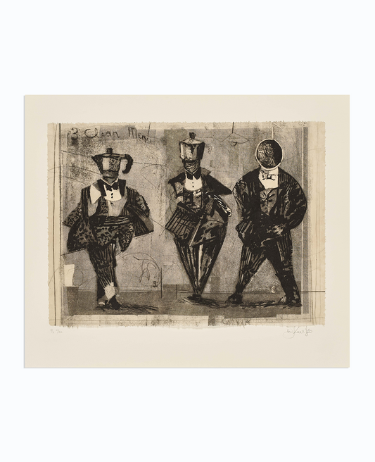 William Kentridge 'Three Clean Men' (2024)